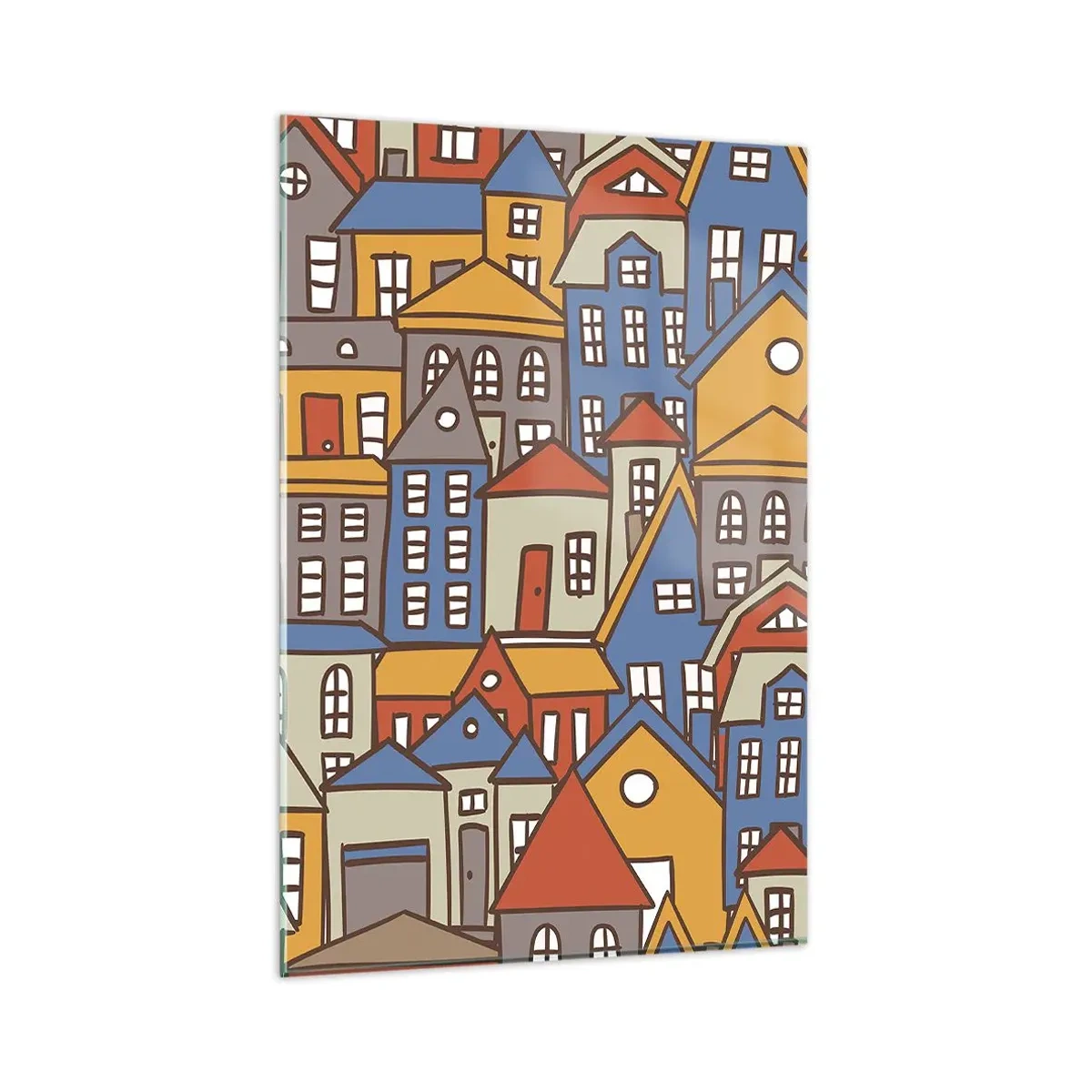 Quadro em vidro - Atrás da casa - 80x120 cm