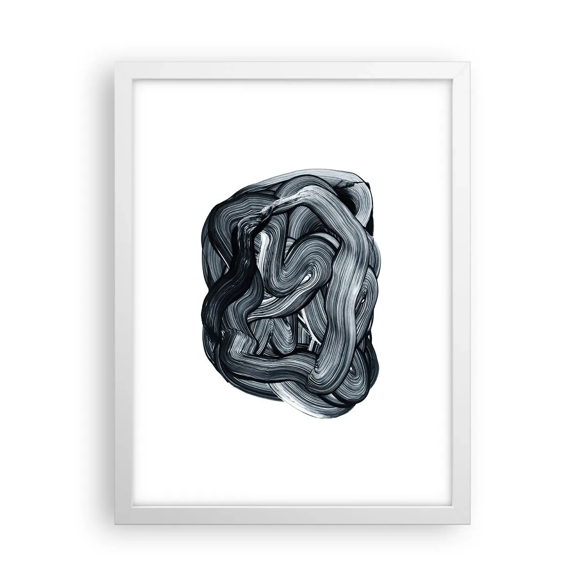 Pôster em moldura branca - Não é assim tão simples - 30x40 cm