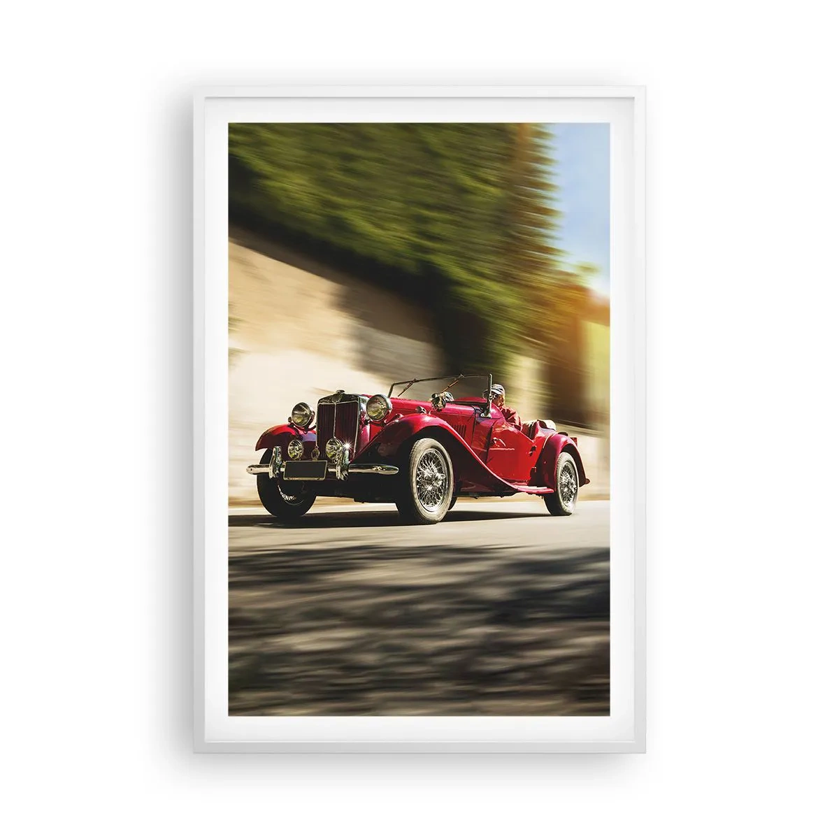 Pôster em moldura branca - Mais bonita que a Vitória de Samotrácia - 61x91 cm