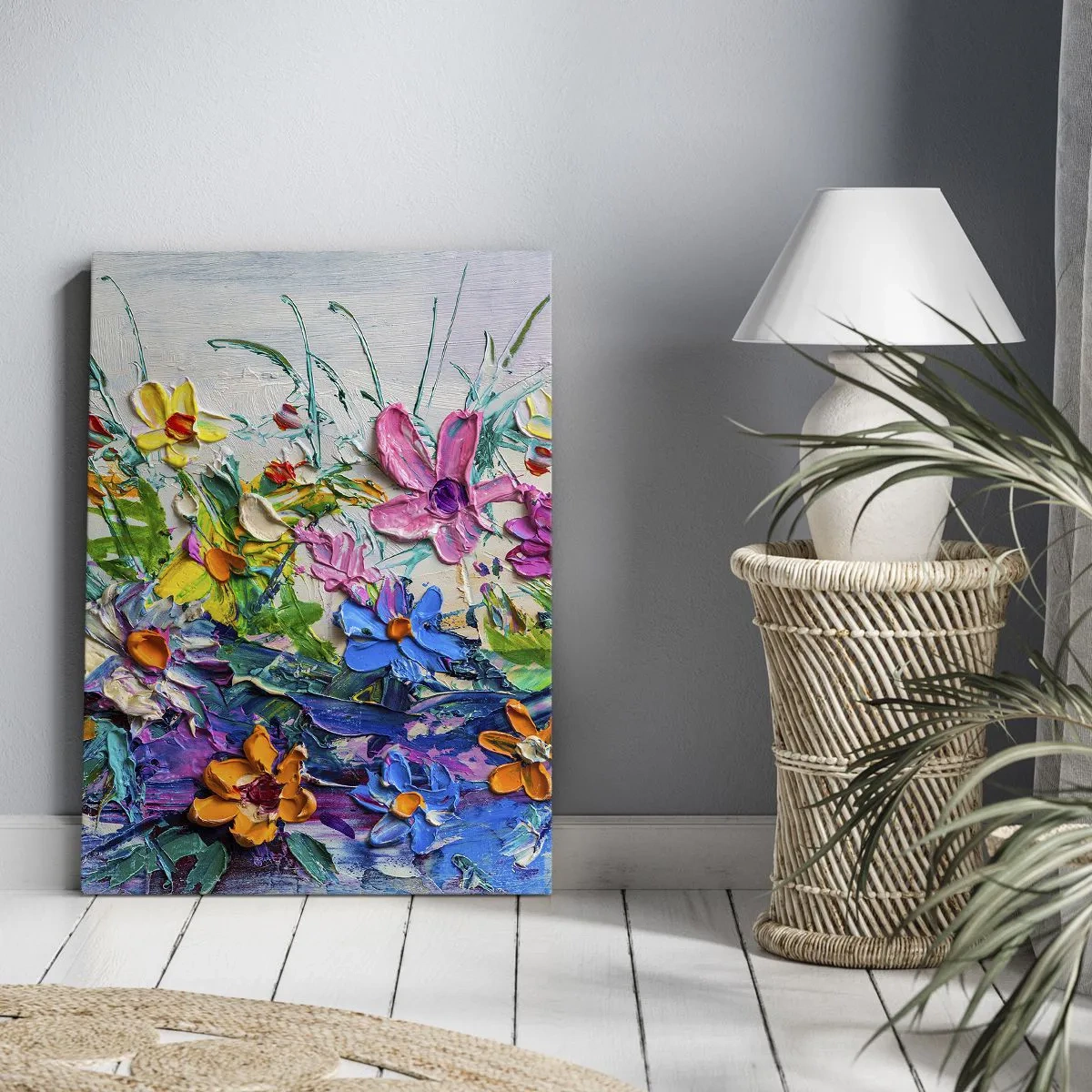 Quadro em tela - Não é de todo natureza morta - 50x70 cm