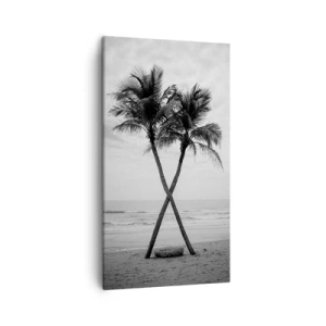 Quadro em tela - Sentiu a presença - 45x80 cm