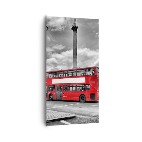 Quadro em tela - A verdadeira corrente sanguínea da cidade - 65x120 cm