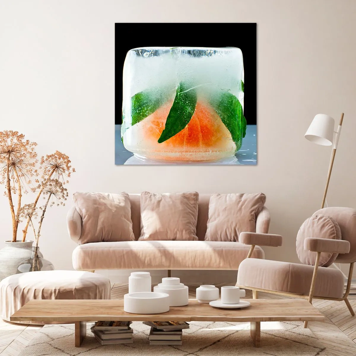 Quadro em tela - Frescor e refresco - 30x30 cm