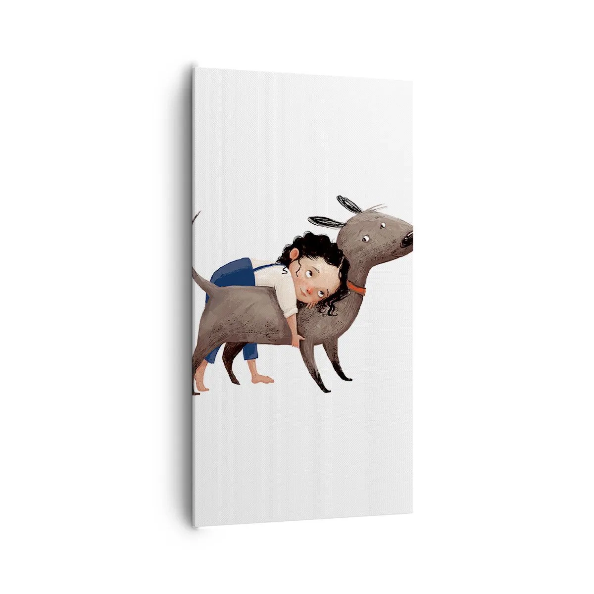 Quadro em tela - Melhores amigos - 65x120 cm