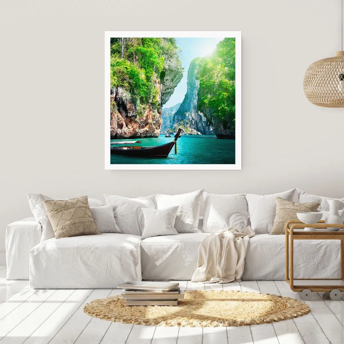 Pôster - Um convite para uma viagem exótica - 40x40 cm