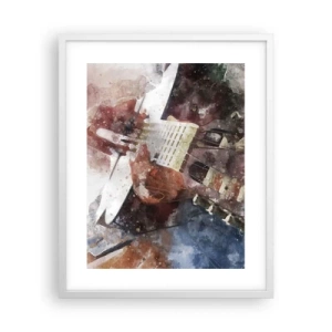 Pôster em moldura branca - E o que acha? - 40x50 cm