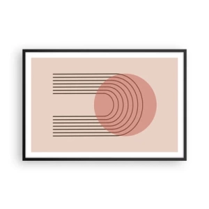 Pôster com moldura preta - Atração irresistível - 91x61 cm