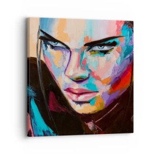 Quadro em tela - Coração selvagem - 30x30 cm