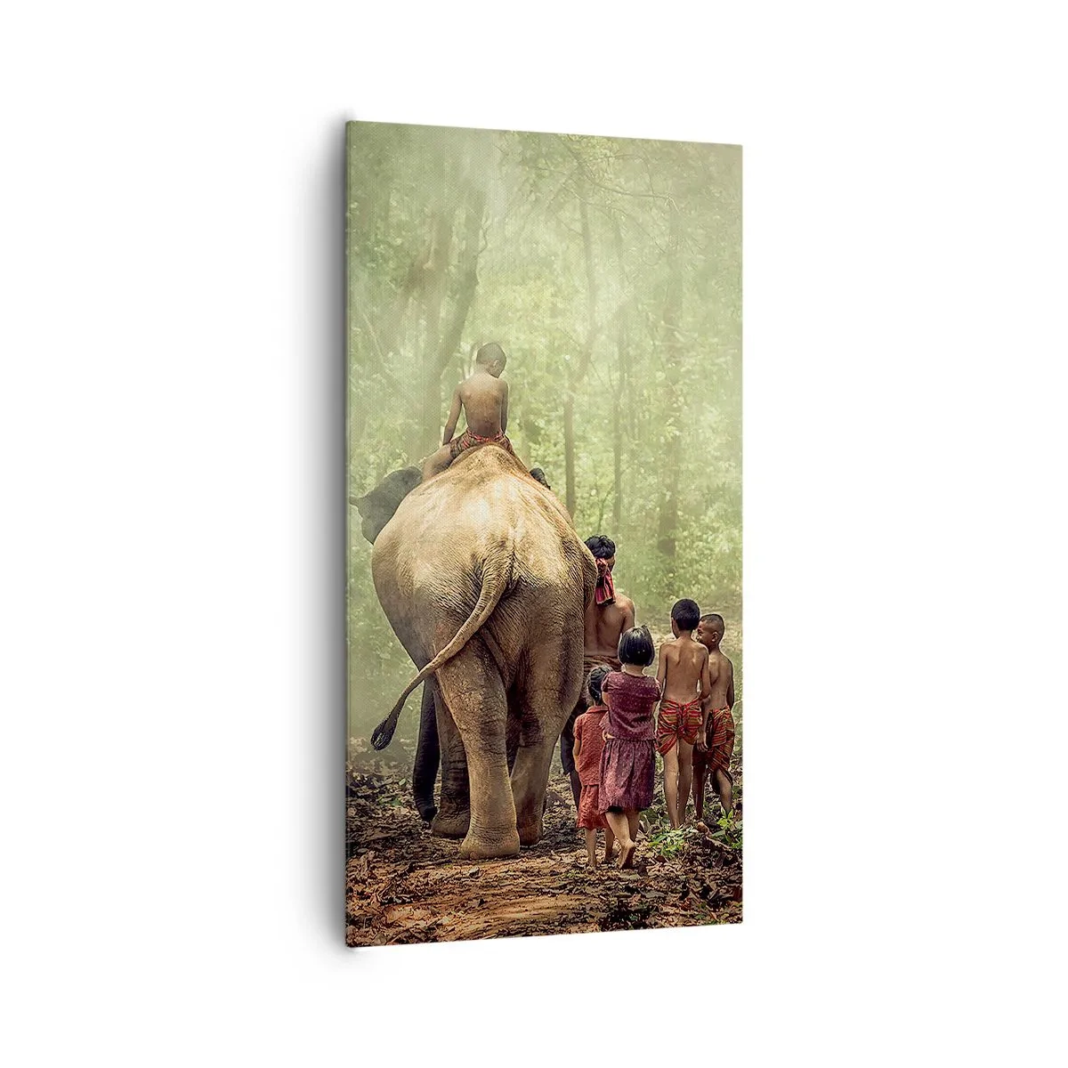 Quadro em tela - Novo Livro da Selva - 65x120 cm