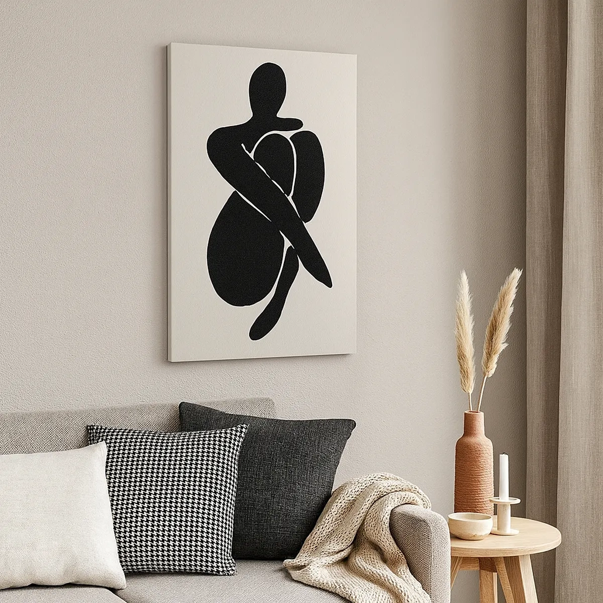 Quadro em tela - Em seus próprios braços - 50x70 cm