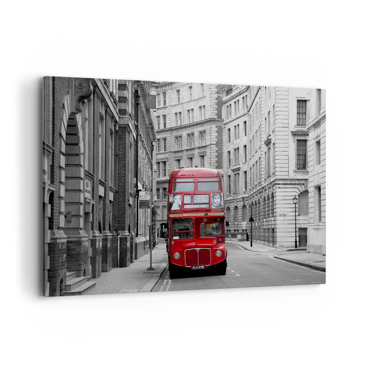 Quadro em tela - A vida quotidiana não deve ser cinzenta - 100x70 cm