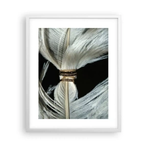 Pôster em moldura branca - ...todos os dias da nossa vida... - 40x50 cm