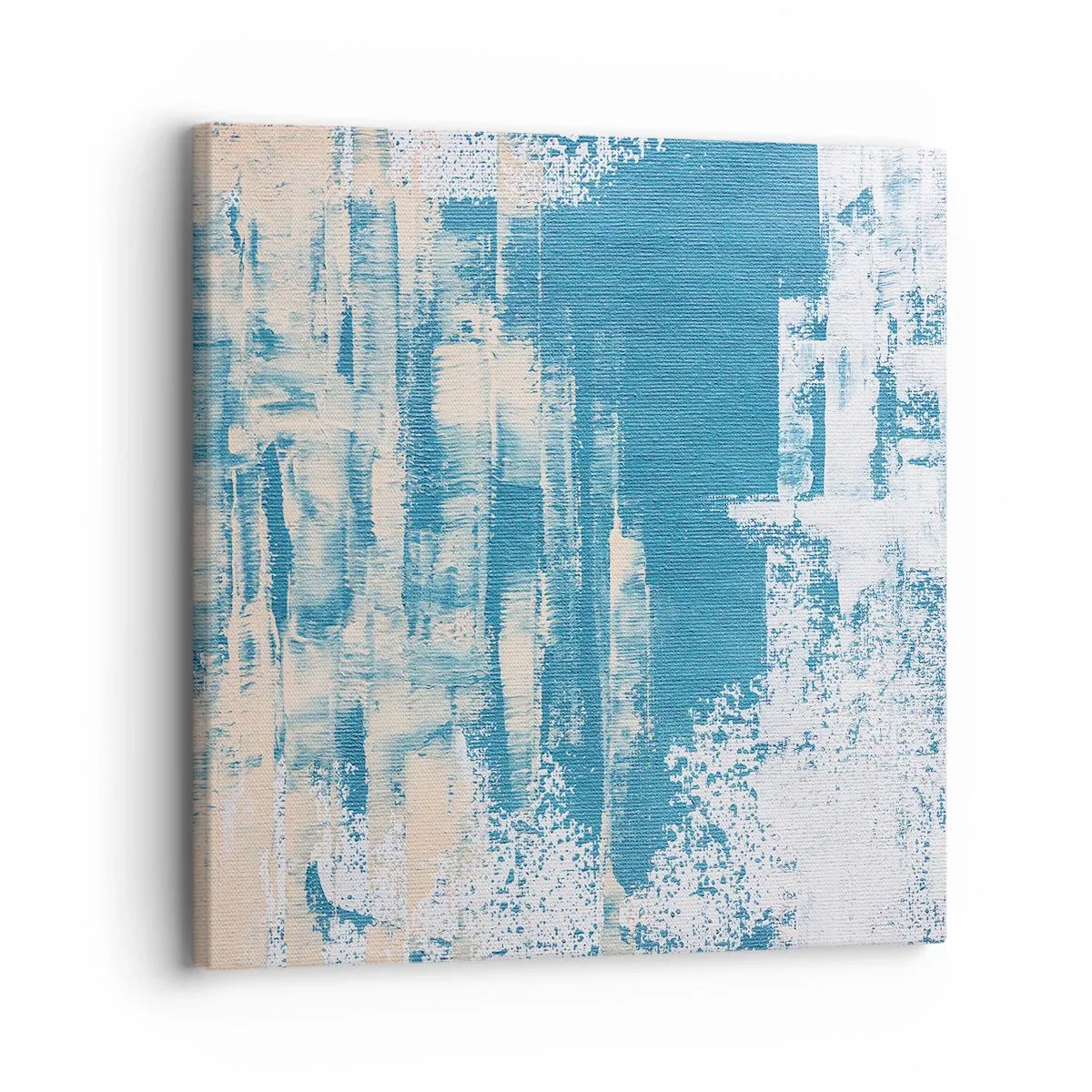 Quadro em tela - Através da estalactite de gelo - 30x30 cm