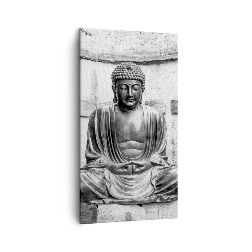 Quadro em tela - Na fonte da paz - 45x80 cm