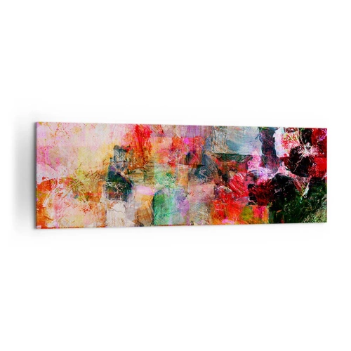 Quadro em tela - Viagem rosa - 160x50 cm