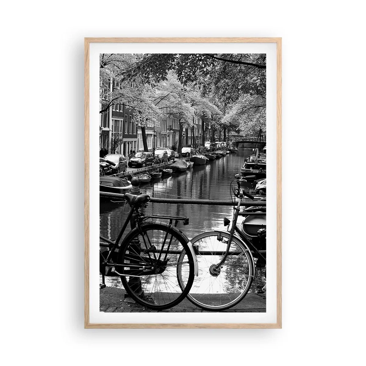 Pôster com moldura de carvalho claro - Vista muito holandesa - 61x91 cm