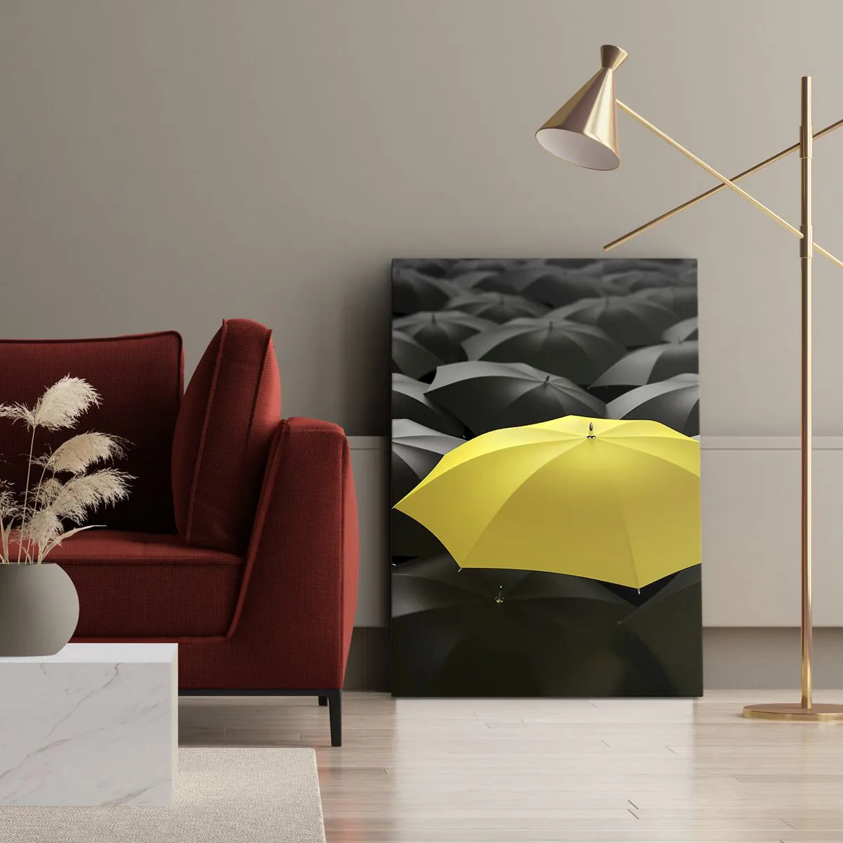 Quadro em tela - Adeus à tristeza - 50x70 cm