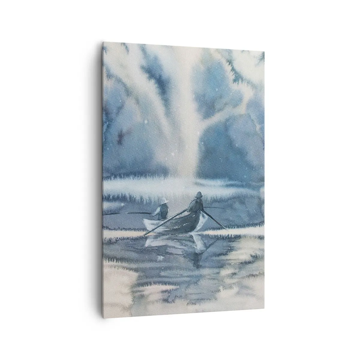 Quadro em tela - Pescadores no seu paraíso - 80x120 cm