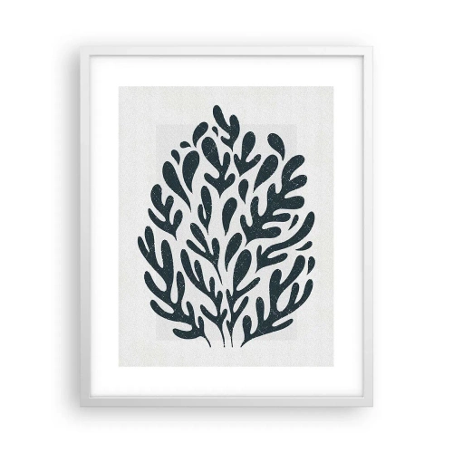 Pôster em moldura branca - Formas da natureza - 40x50 cm