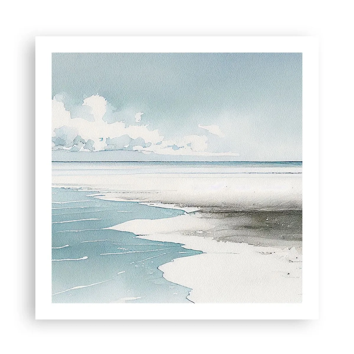 Pôster - Maré suave - 60x60 cm