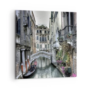 Quadro em tela - Há séculos em devaneio silencioso - 60x60 cm