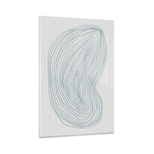 Quadro em vidro - Deixe cair o sorriso - 80x120 cm