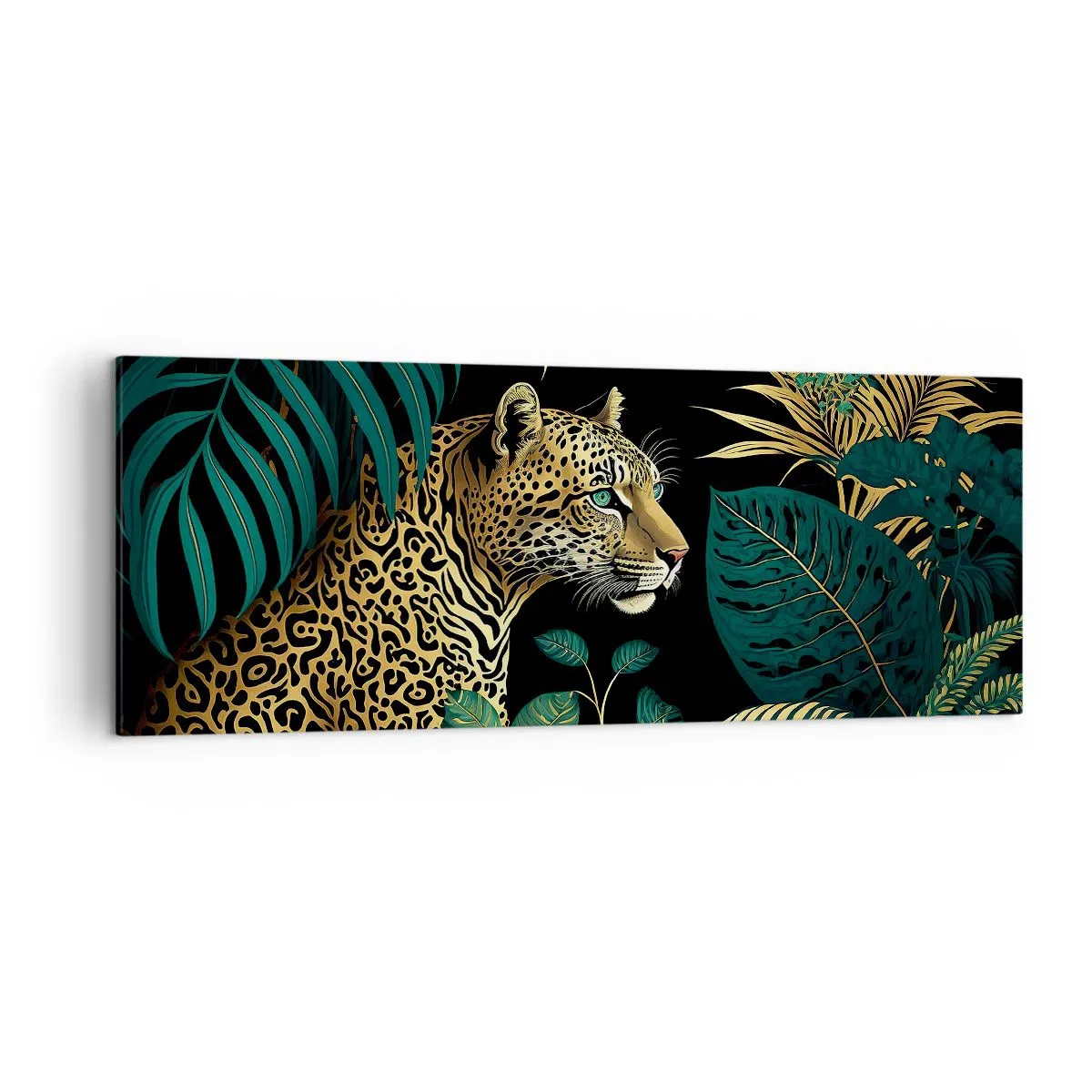 Quadro em tela - Um anfitrião na selva - 140x50 cm