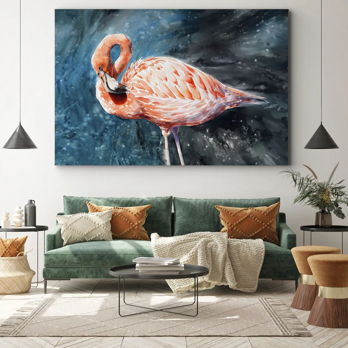 Quadro em tela - Decorativo por natureza - 70x50 cm