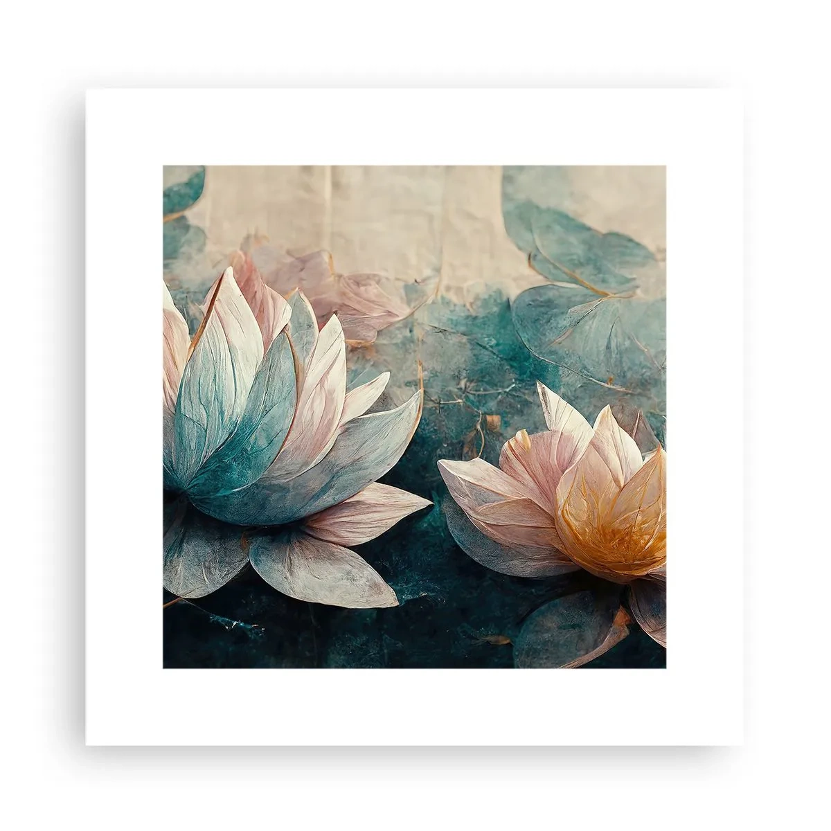 Pôster - Estrelas do lago - 30x30 cm