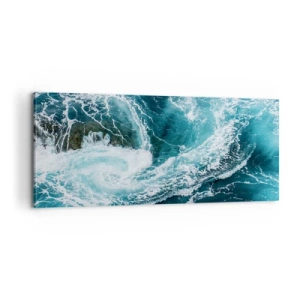 Quadro em tela - Portões para o Interior da Terra - 100x40 cm