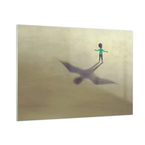 Quadro em vidro - Herói do futuro - 100x70 cm