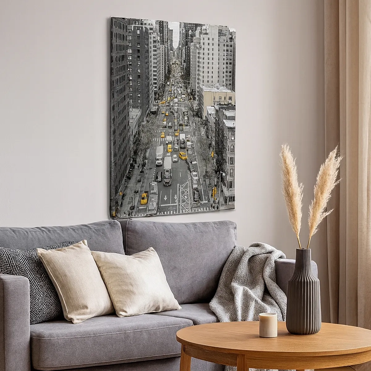 Quadro em tela - Vida em Nova York - 50x70 cm