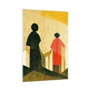 Quadro em vidro - Ainda há um longo caminho a percorrer - 50x70 cm