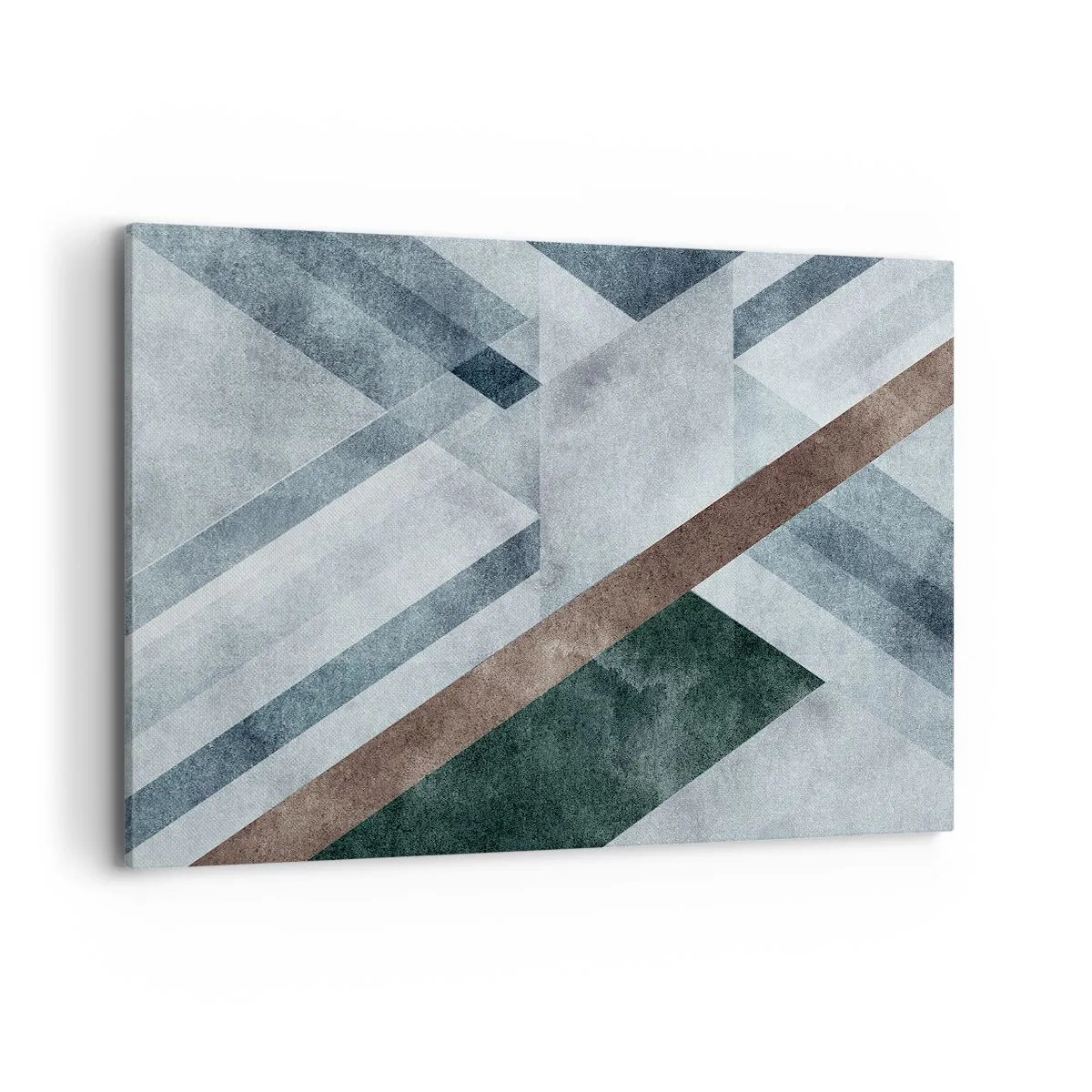 Quadro em tela - Elegância sofisticada da geometria - 120x80 cm