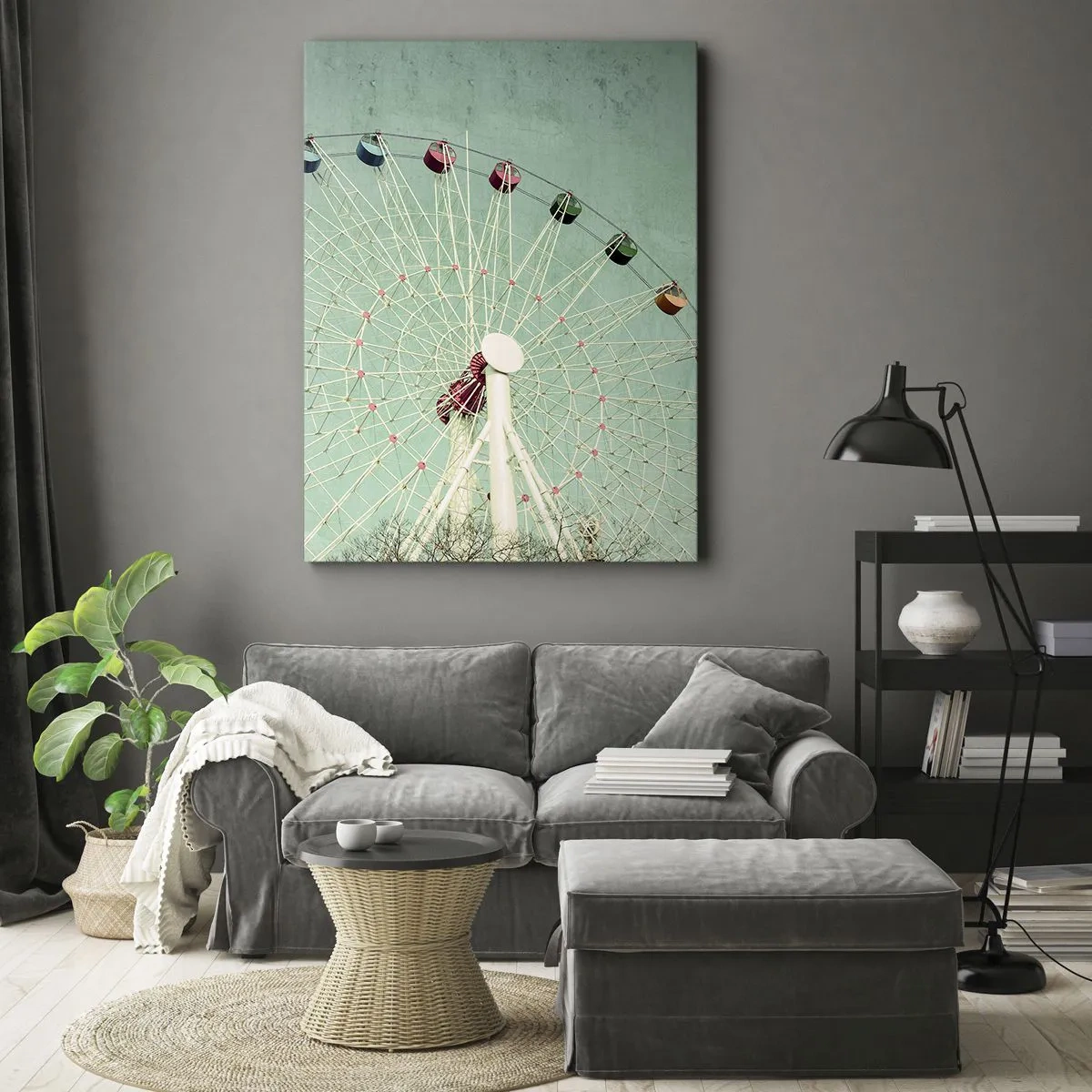 Quadro em tela - Diverte-te - 50x70 cm