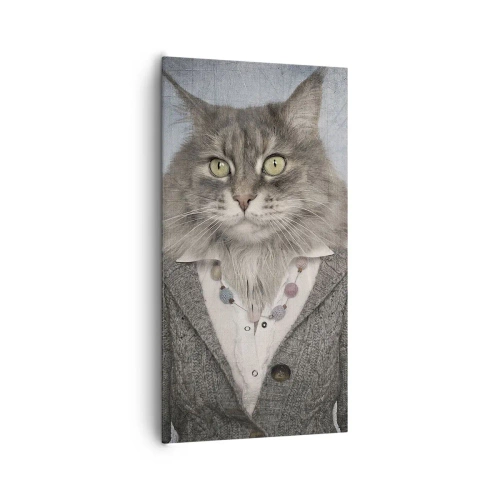 Quadro em tela - A pele animal está de volta à moda - 65x120 cm