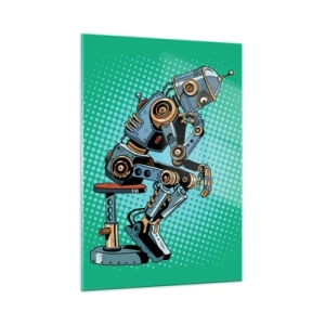 Quadro em vidro - Sobre a essência do ser - 50x70 cm