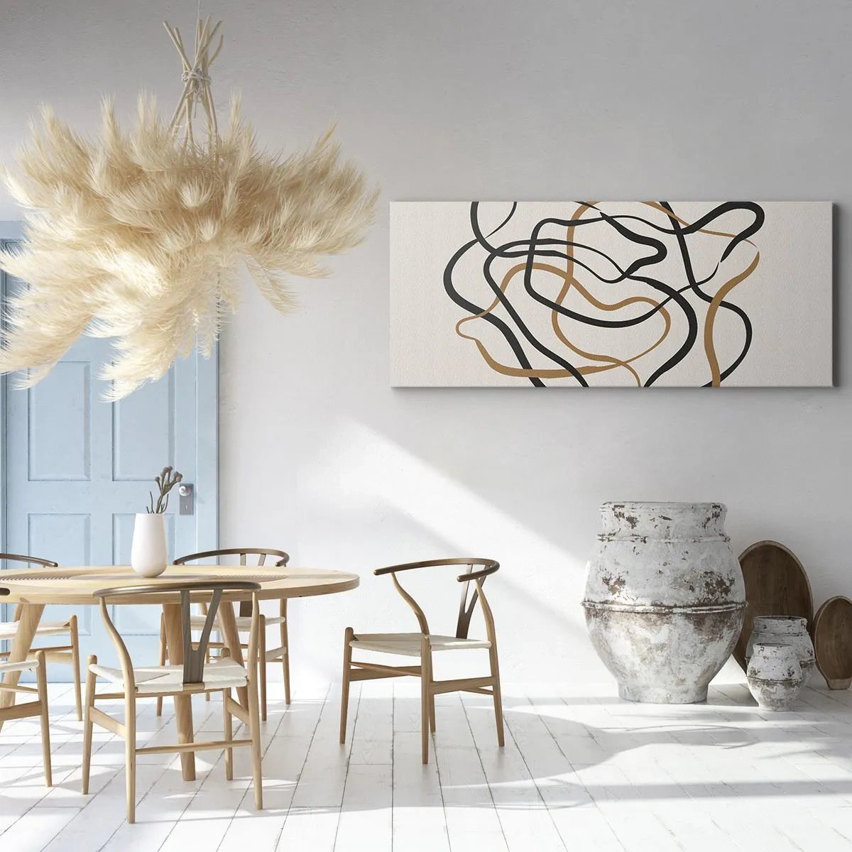 Quadro em tela - Tudo deu errado - 140x50 cm