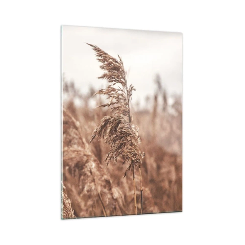 Quadro em vidro - O outono já chegou ao campo - 50x70 cm