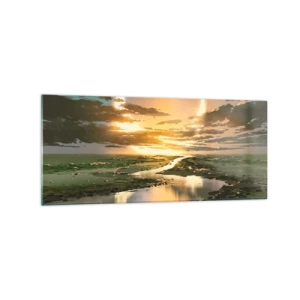 Quadro em vidro - Algures numa galáxia muito, muito distante - 120x50 cm