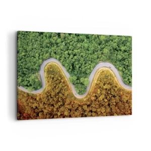 Quadro em tela - Fronteiras e descobertas - 100x70 cm