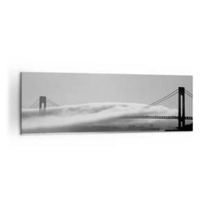 Quadro em tela - Navegando pelo Golden Gate - 160x50 cm