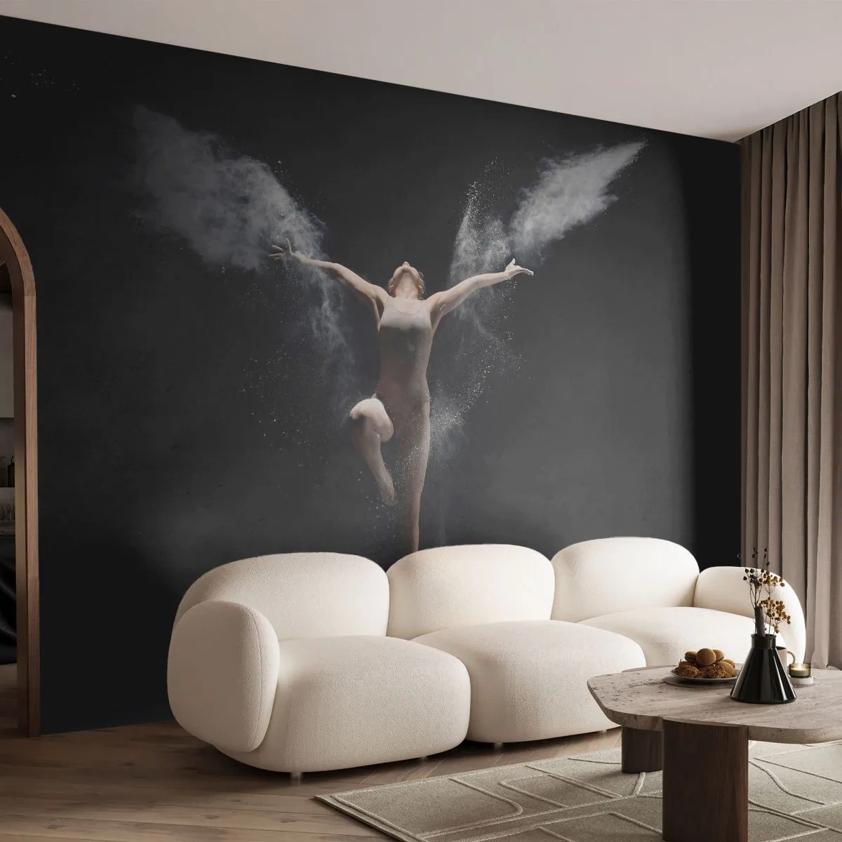 Papel de Parede Premium Canvas - Os elfos existem - Abstração, Dançarino, Ginasta - 250x175 cm