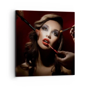 Quadro em tela - Bela sonhadora - 70x70 cm