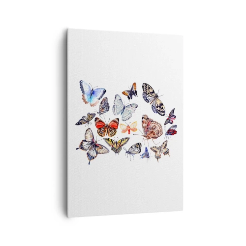 Quadro em tela - Enxame colorido - 70x100 cm