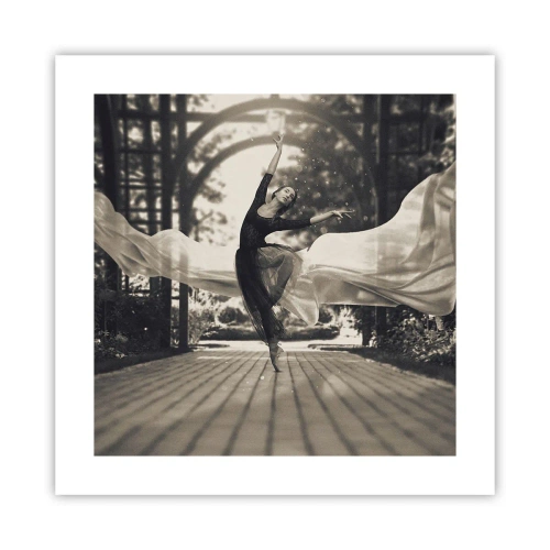 Pôster - A dança do espírito do jardim - 40x40 cm