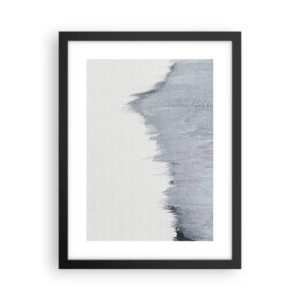 Pôster com moldura preta - Um registo misterioso - 30x40 cm