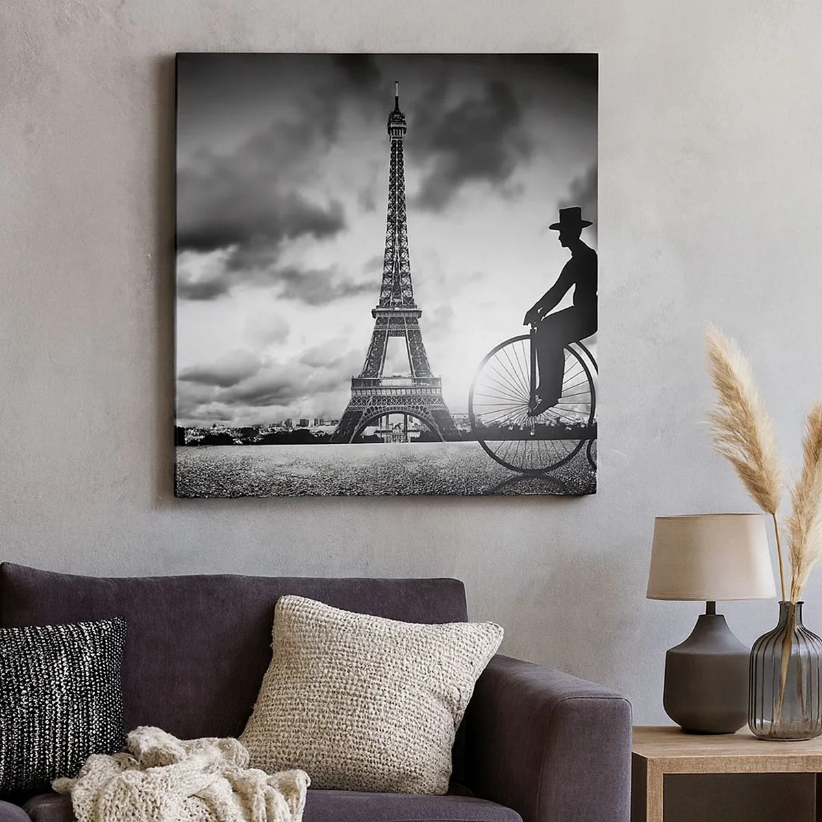 Quadro em tela - Saudades da Belle Époque - 30x30 cm