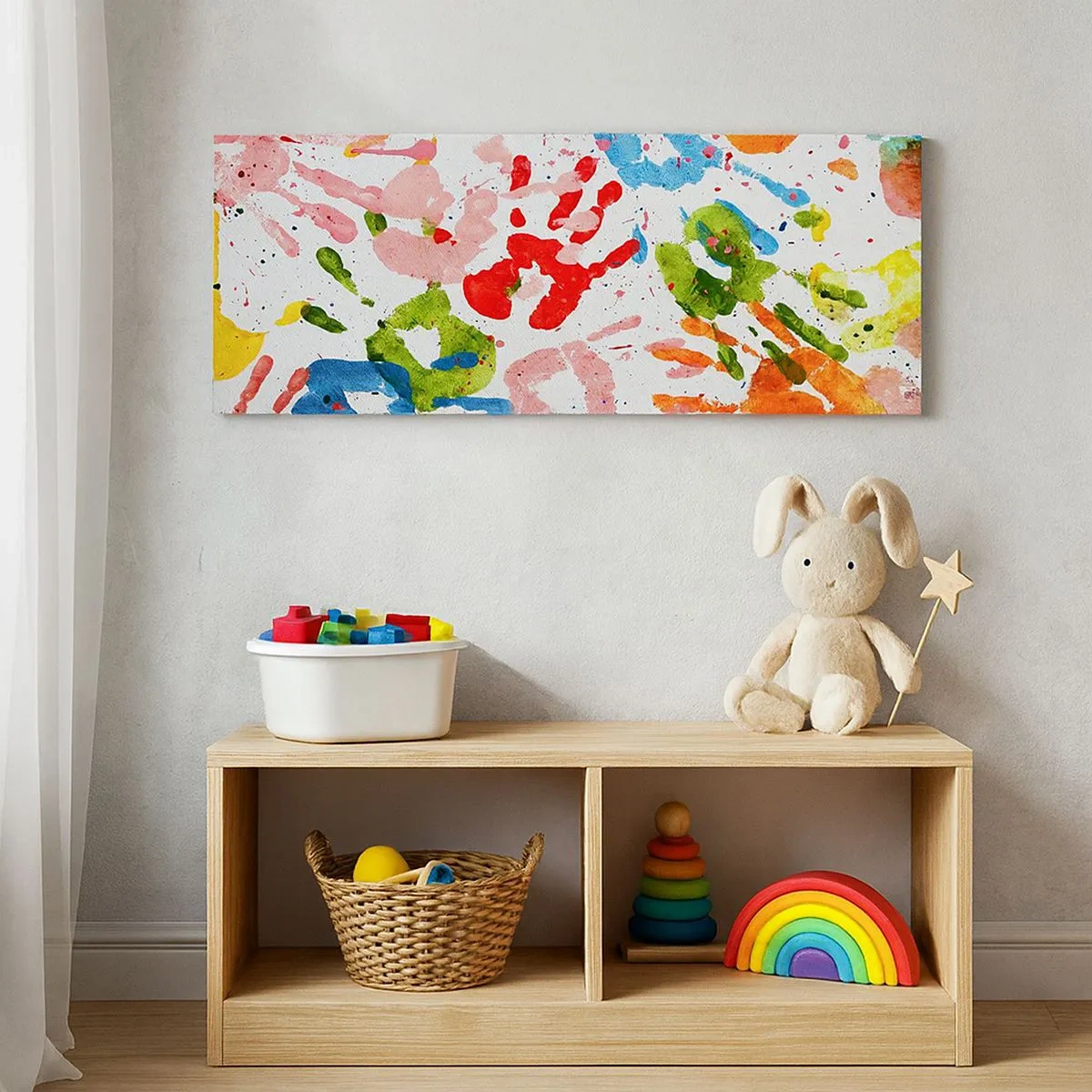 Quadro em tela - Siga os passos - 100x40 cm