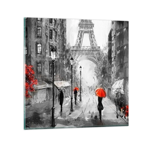 Quadro em vidro - Todos os caminhos levam a ela - 30x30 cm